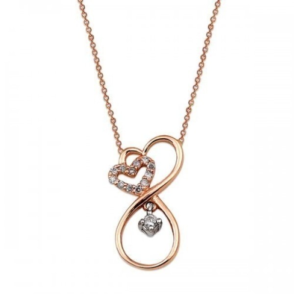 Kalp Sonsuzluk Kolye