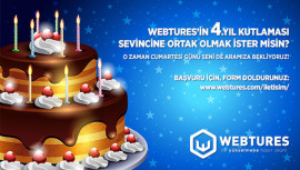Webtures 4. Yıl Kutlaması