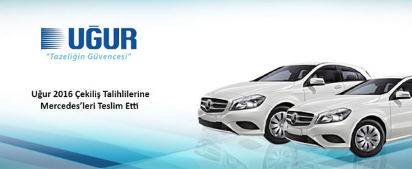 Uğur 2016 çekiliş talihlilerine Mercedes’leri teslim etti