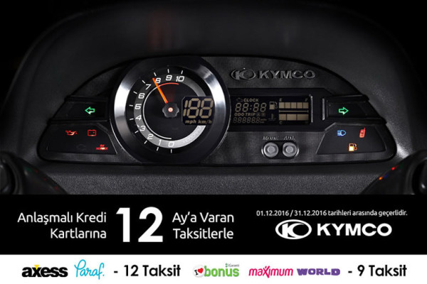 Kymco’larda Aralık ayı fırsatı
