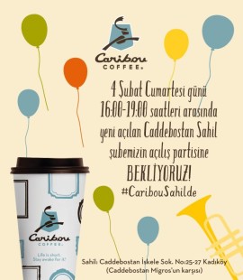 Caribou Coffee® Caddebostan Sahil Açılış Partisi