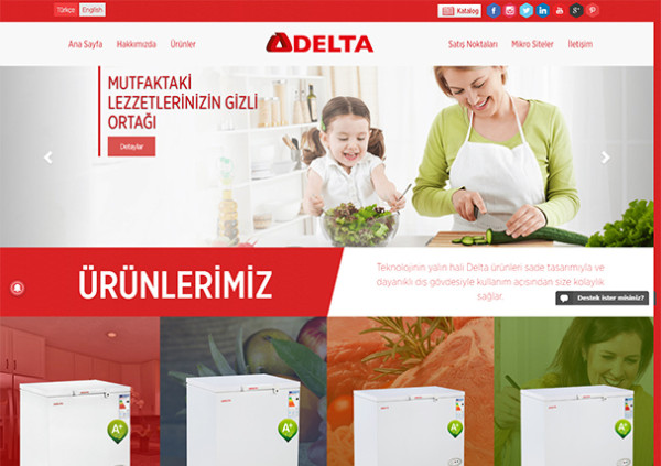 Delta Soğutma Web Sitesi Yenilendi