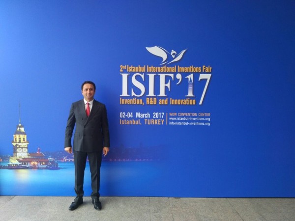 İstanbul Uluslararası Buluş Fuarı (ISIF) Dr. Ercan Varlıbaş