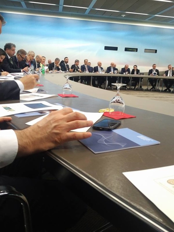 DEİK Heyeti toplantı sırasında