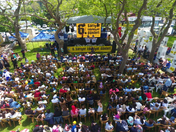 SARIYER'DE EDEBİYAT COŞKUSU SÜRÜYOR.