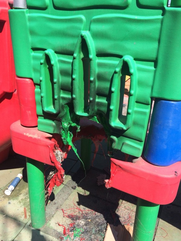 ÇOCUK PARKINDA DEHŞET GÖRÜNTÜLER