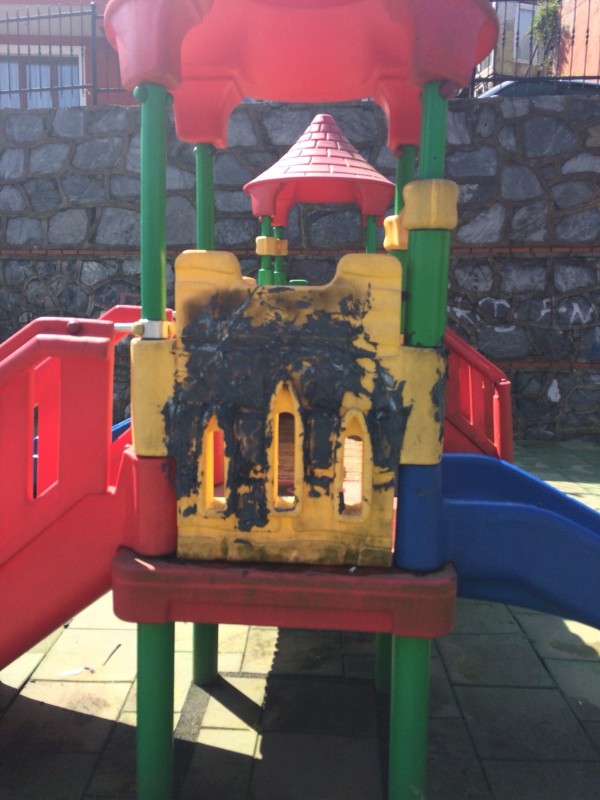 ÇOCUK PARKINDA DEHŞET GÖRÜNTÜLER