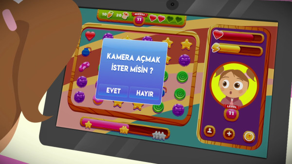 Çocuklar için ekoruma Kamera