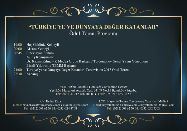 TURCOMONEY Onur Odulleri Gecesi-3