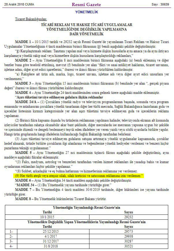 RESMI GAZETE KANUN MADDESI KABUL YAYINI