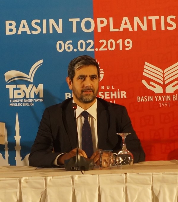 Türkiye Basım Yayın Meslek Birliği Başkanı Mustafa Doğru