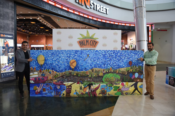 Bir Tablo Bin Fırça projesi - Palm City Mersin AVM