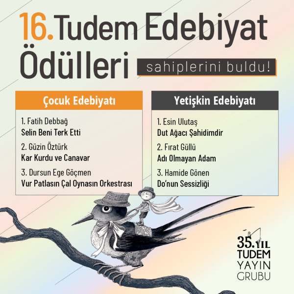 Tudem Edebiyat Ödülleri sahiplerini buldu 