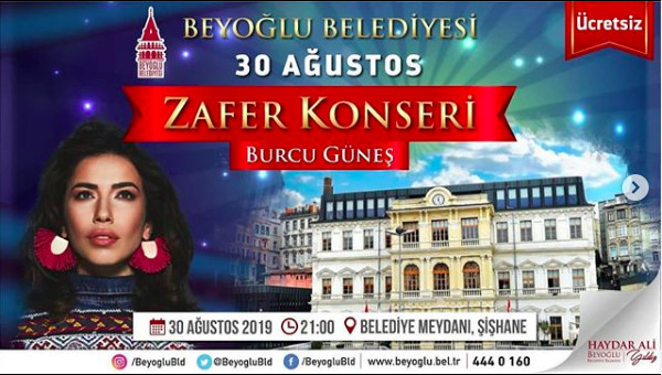 Beyoğlu Belediyesi 30 Ağustos Konseri