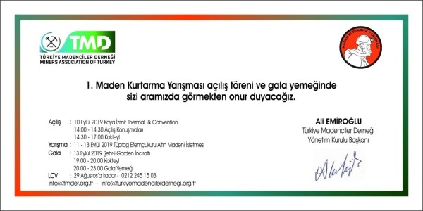 Maden Kurtarma Yarışması - Basın Daveti