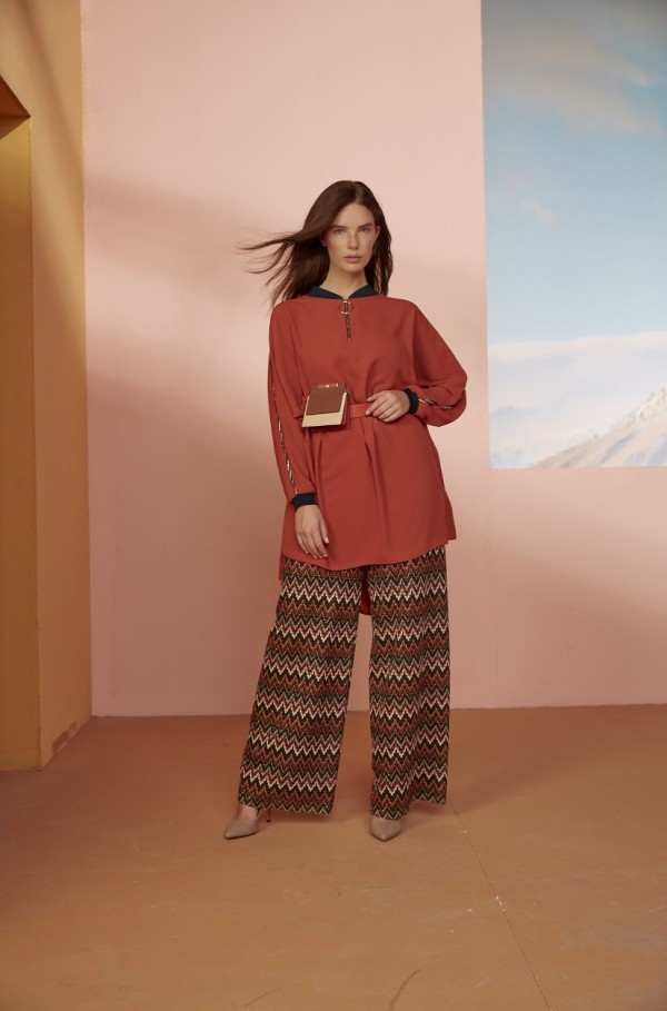 Zühre Tunik Pantalon ikili takım