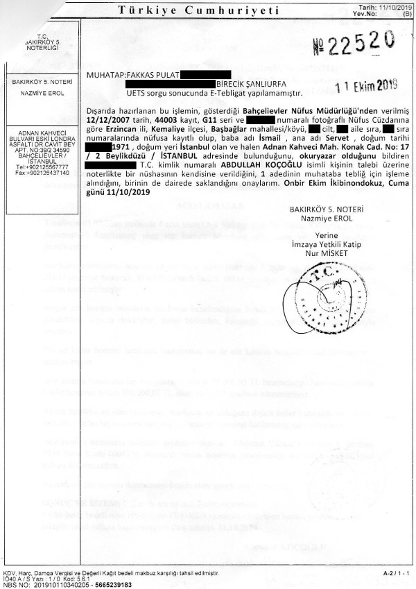 RESMI IHTARNAME - 100 BİN TL TALEP YAZISI (1)