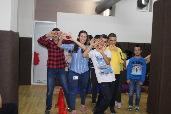 Engelli öğrenciler spor salonu - Eaton