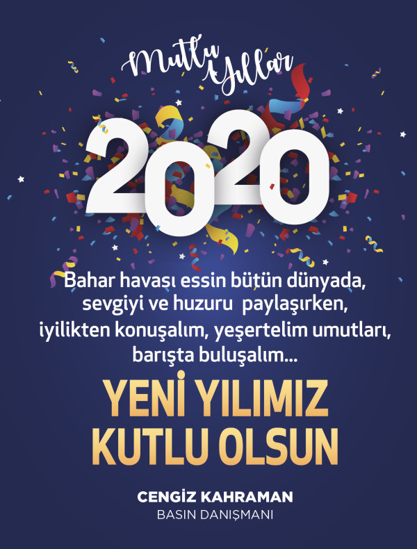 Cengiz Kahraman Yılbaşı Mesajı