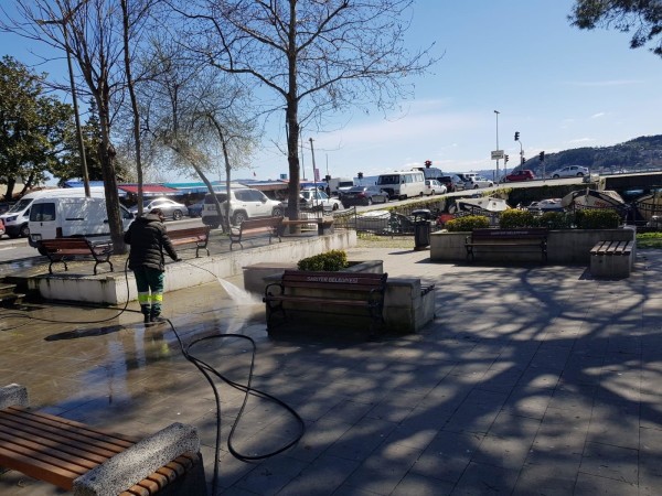 park ve bahçe dezenfekte