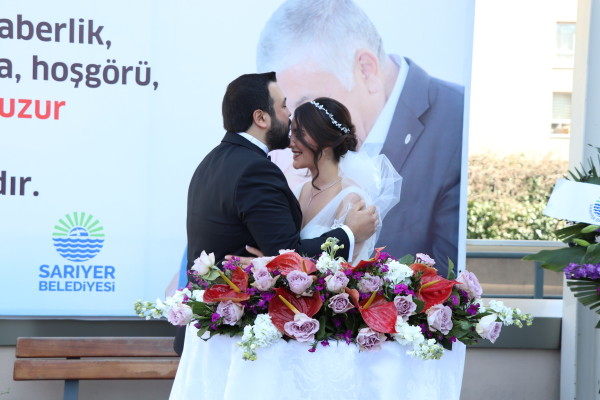 bahçede nikah
