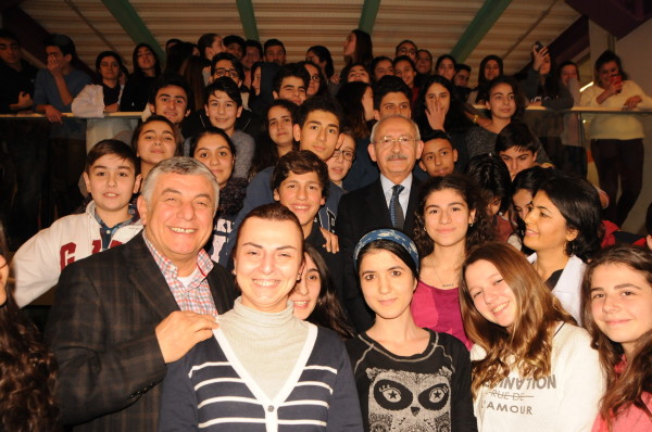 Sarıyer Akademi Öğrencileri Kemal Kılıçdaroğlu ve Şükrü Genç ile