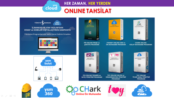 YSM BULUT YAZILIMLARI İLE TAHSİLATLAR DİJİTALLEŞTİ! “YSM PAY E-TAHSİLAT” İLE NAKİT AKIŞI HIZLANDI!