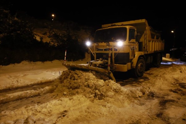 gece - kar çalışmaları 