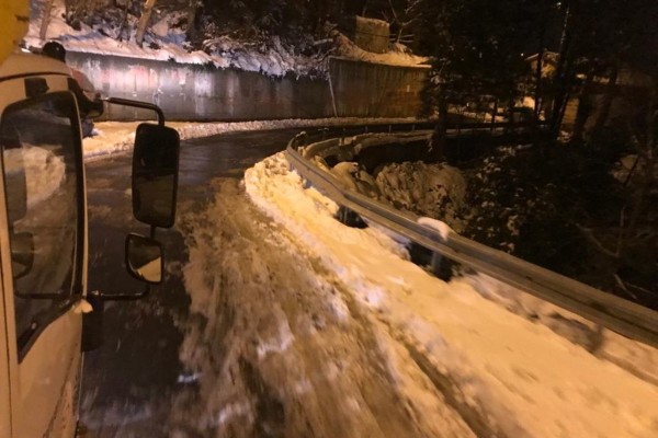 gece - kar çalışmaları 