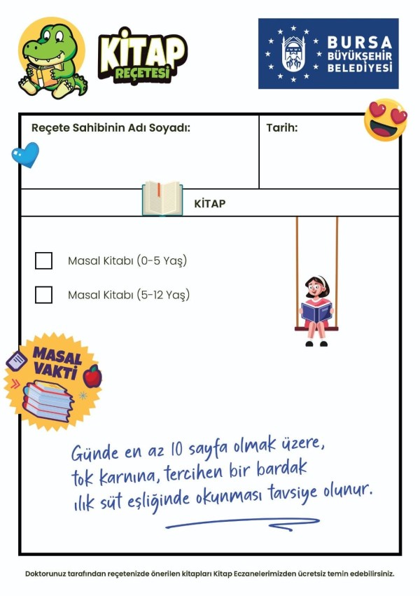 Kitap Eczanesi - Reçete