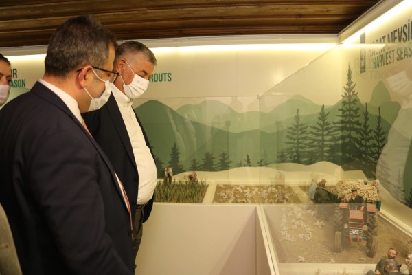 Taşköprü Belediye Başkanı Abdullah Çatal ile Taşköprü Kent Müzesi ziyareti
