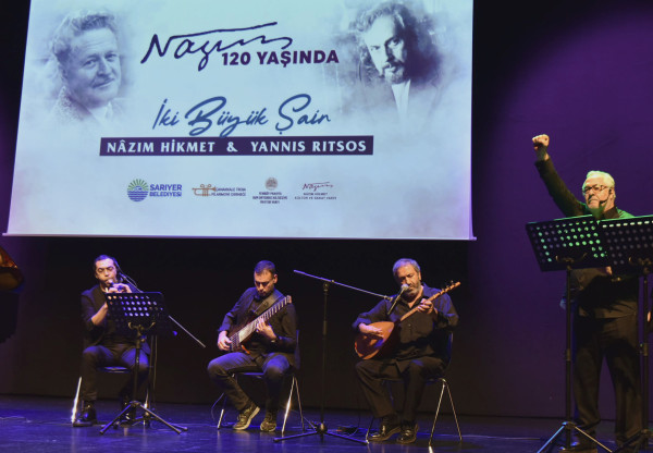 NAZIM HİKMET VE YANNİS RİTSOS SARIYER’DE ANILDI