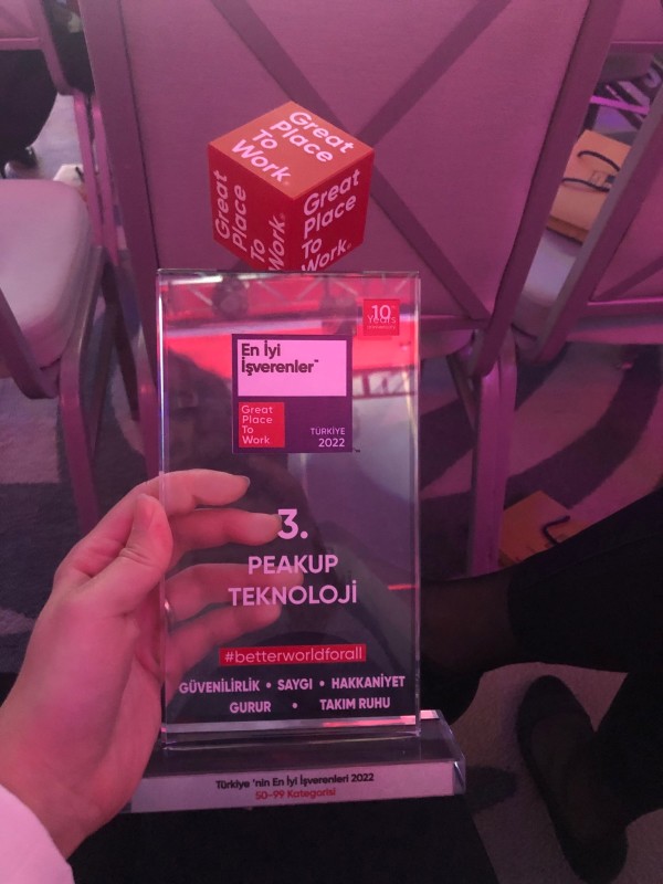 En İyi İşverenler Sertifikası - PEAKUP