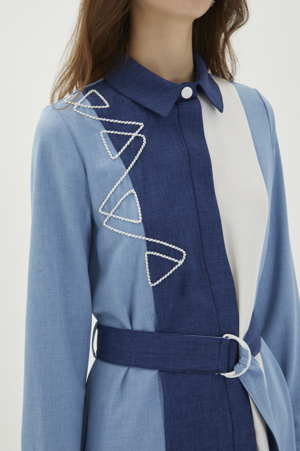 Zühre denim gömlek tunik