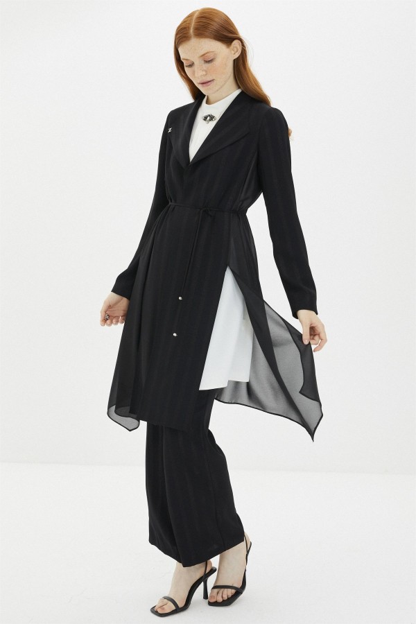 Zühre siyah beyaz ikili takım