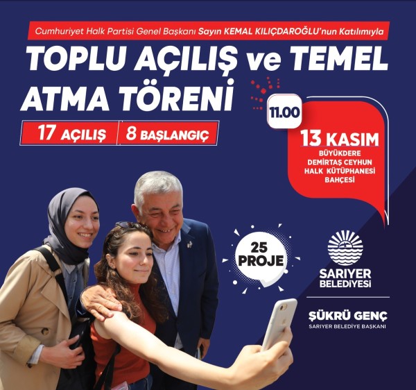 SARIYER’E 25 YENİ PROJE