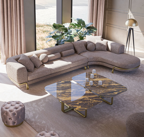 Loda Giallo Köşe Koltuk