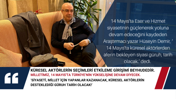 Araştırmacı yazar Hüseyin Demir