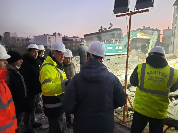 SARIYER BELEDİYESİ DEFNE’YE AFET KOORDİNASYON MERKEZİ KURUYOR