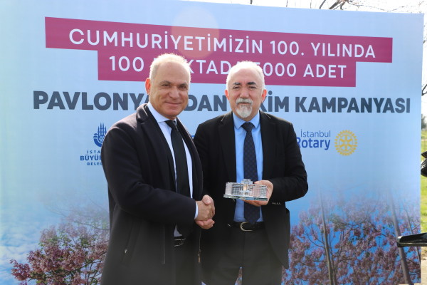 CUMHURİYETİN YÜZÜNCÜ YILINA YÜZ FİDAN