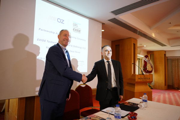 BASIN BÜLTENİ//ALMAN “EXIDE” İLE OZENERGY’DEN ENERJİ DEPOLAMADA DEV İŞBİRLİĞİ!