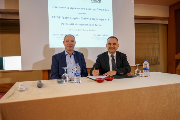 BASIN BÜLTENİ//ALMAN “EXIDE” İLE OZENERGY’DEN ENERJİ DEPOLAMADA DEV İŞBİRLİĞİ!