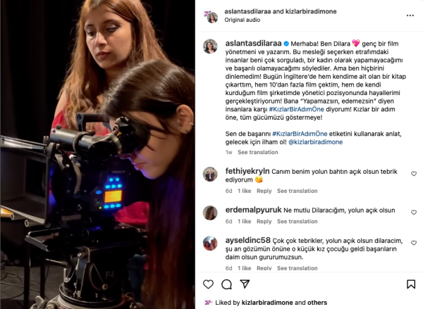 Yönetmen Dilara Aslantaş