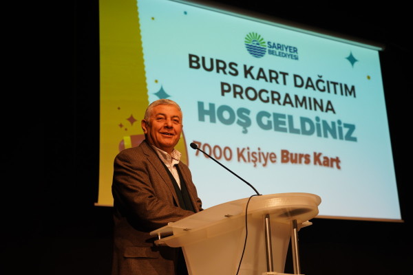 burs dağıtımı - sarıyer belediye başkanı şükrü genç