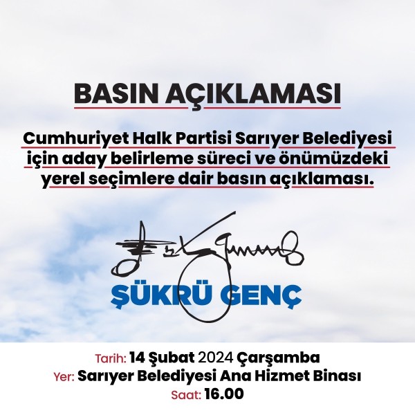 basın açıklaması