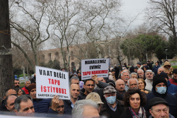 Sarıyerli mahallelere tapu veriliyor