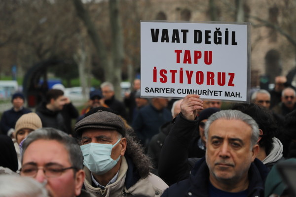 Sarıyerli mahallelere tapu veriliyor