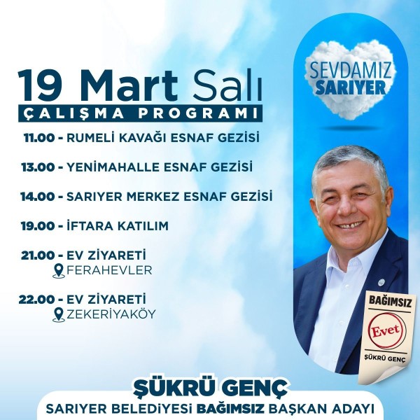 19 MART SALI