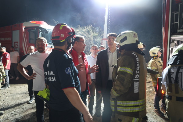 SARIYER’DE ÇIKAN YANGIN KONTROL ALTINA ALINDI