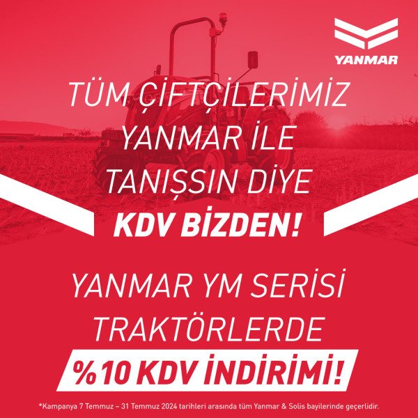 Yanmar KDV indirimi